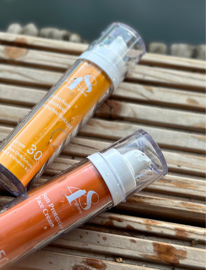 Sonnenschutz von 48grams: 2 Produkte, ein Ziel