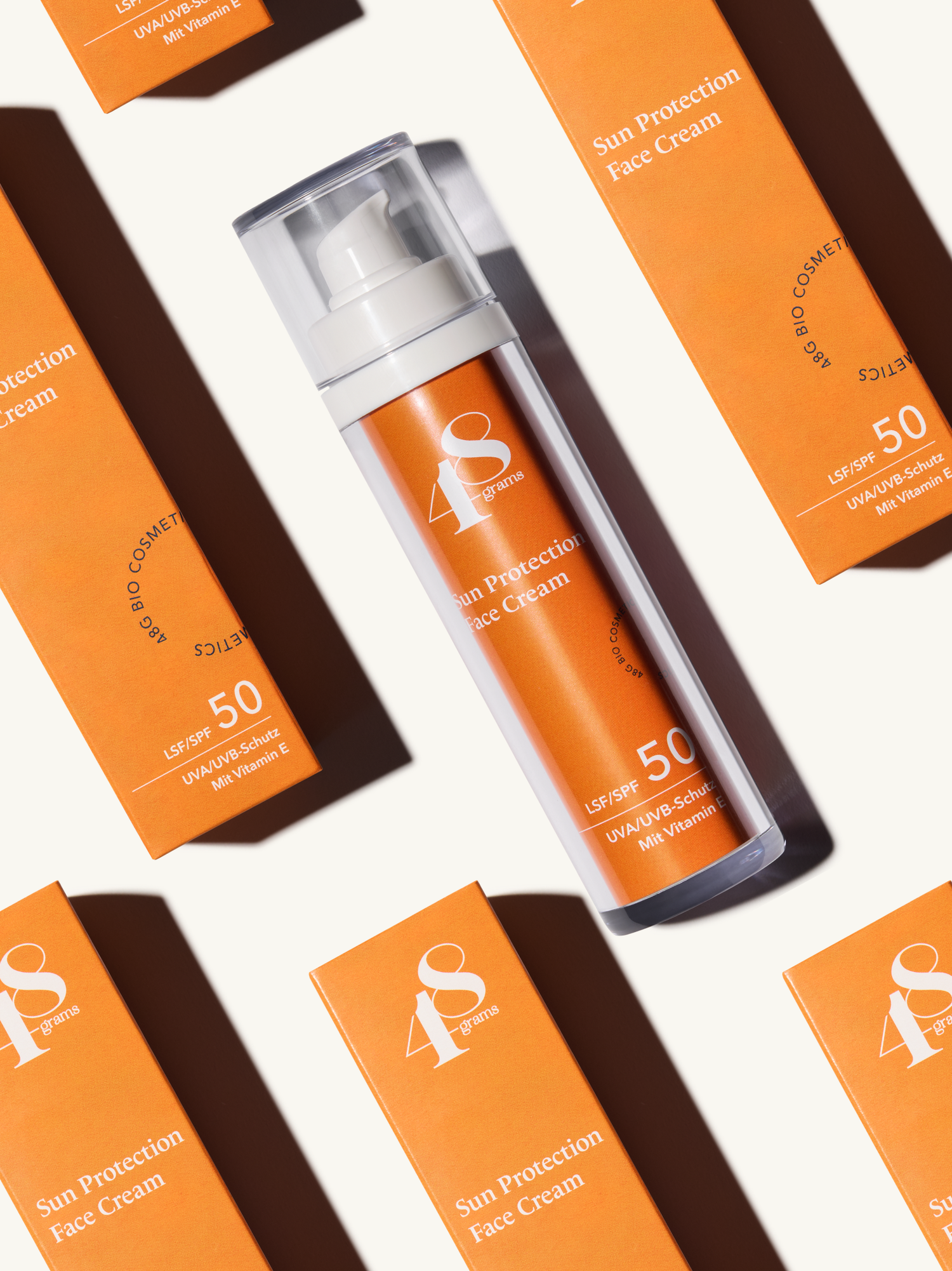 sonnensegel bio Sun Protection Face Cream LSF 50 – Täglicher Sonnenschutz für das Gesicht – 48grams bio cosmetics GmbH